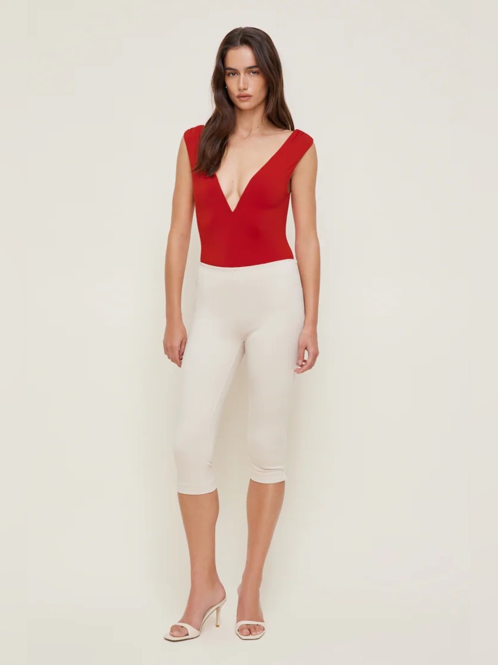 Dynamite Sculpt Plunge Sweetheart Bodysuit